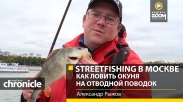 Streetfishing в Москве. Как ловить окуня на отводной поводок. Александр Рыжов